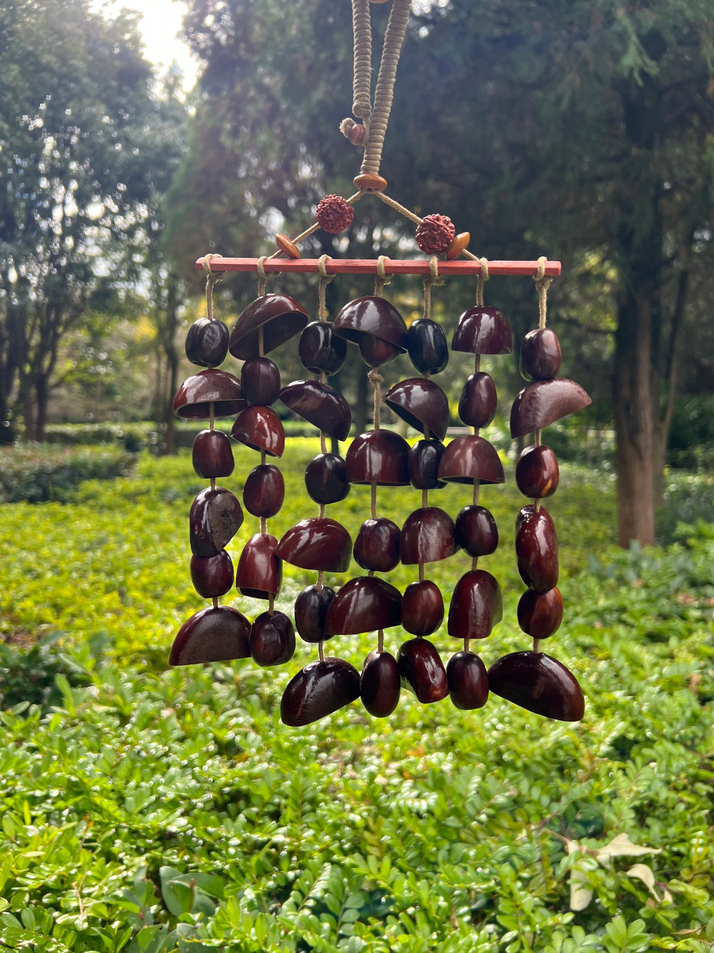 The "Forest Chime" – Natural Nut Shell Clacker & Gentle Noisemaker