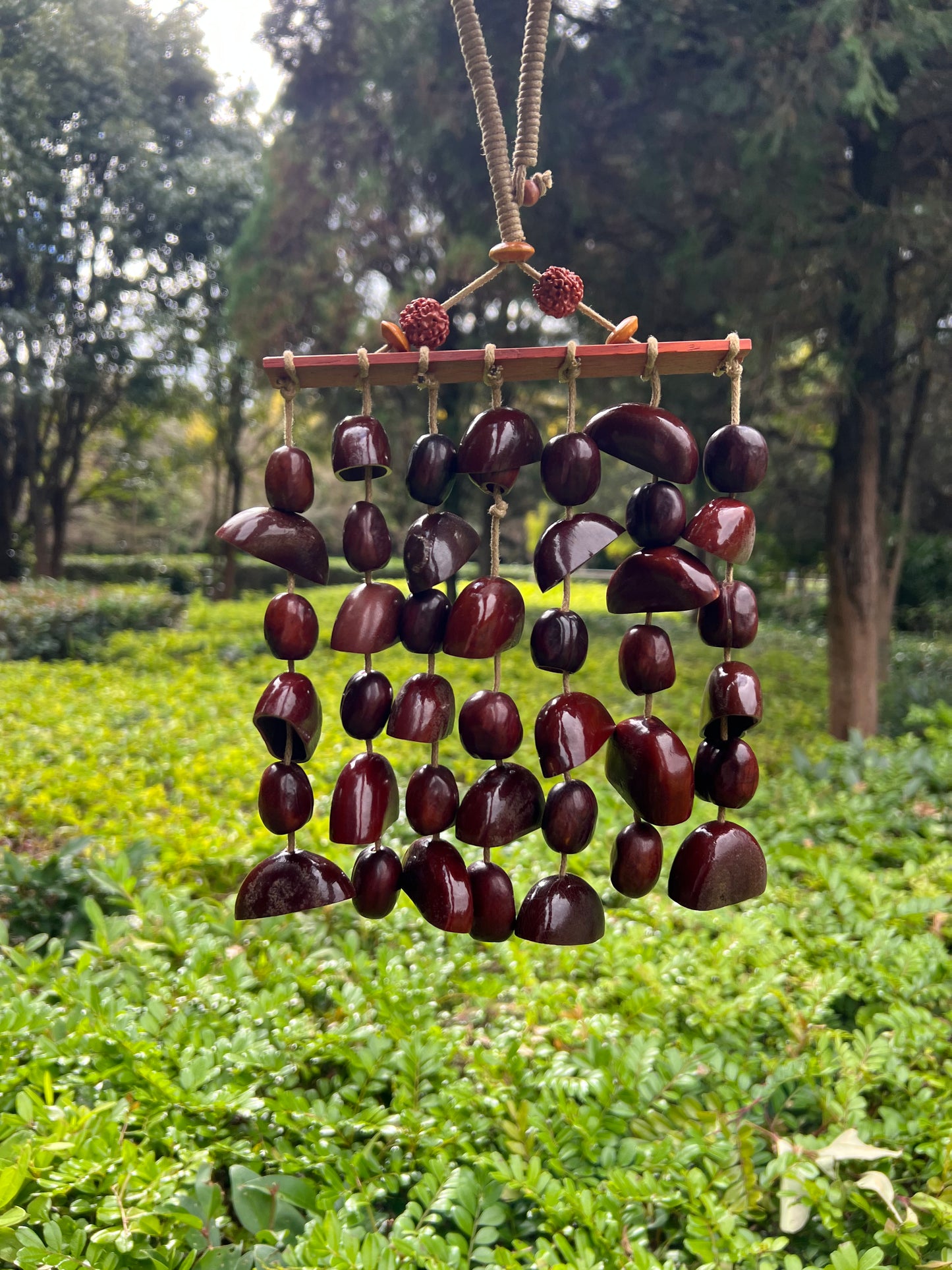 The "Forest Chime" – Natural Nut Shell Clacker & Gentle Noisemaker