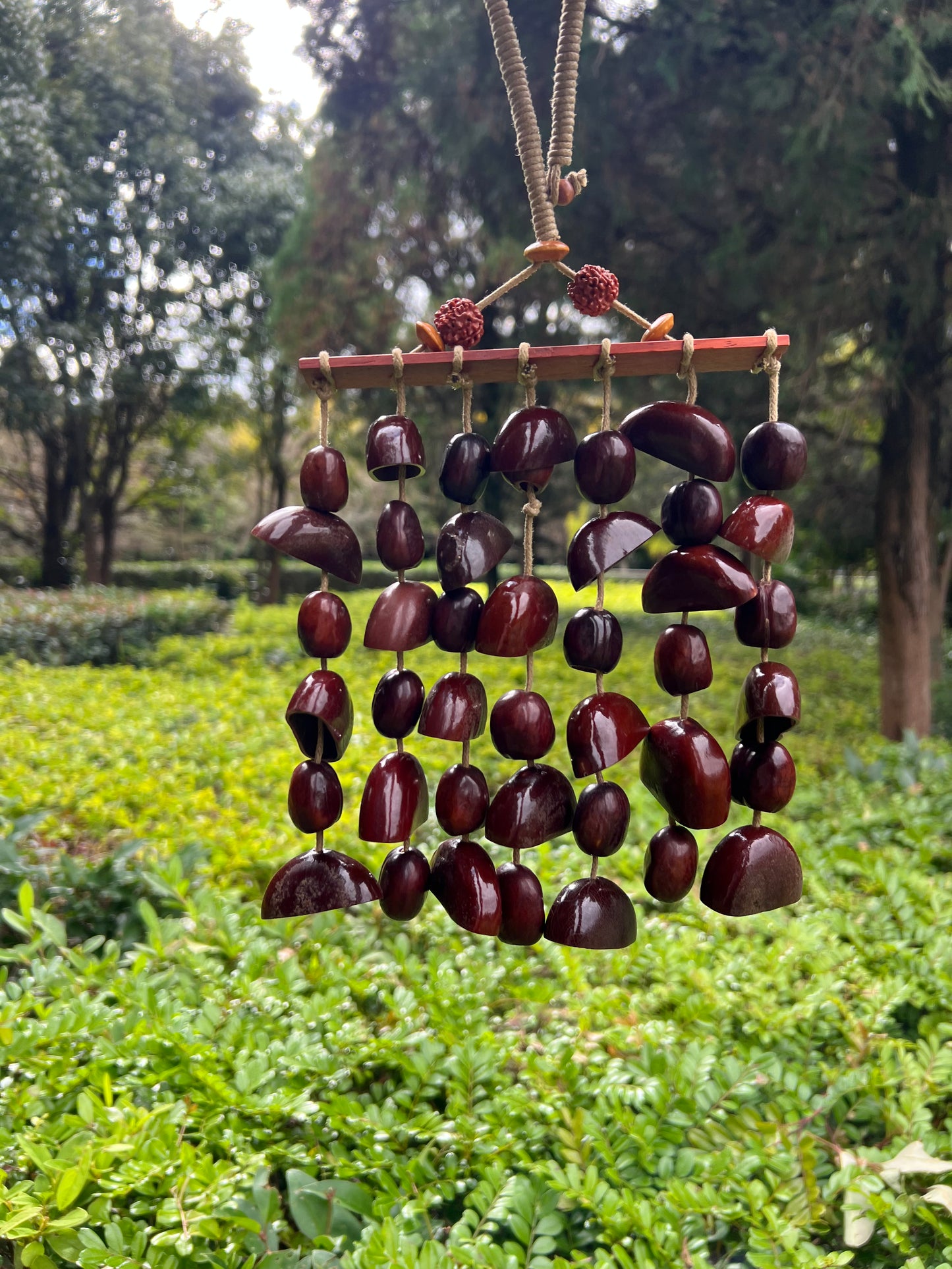 The "Forest Chime" – Natural Nut Shell Clacker & Gentle Noisemaker