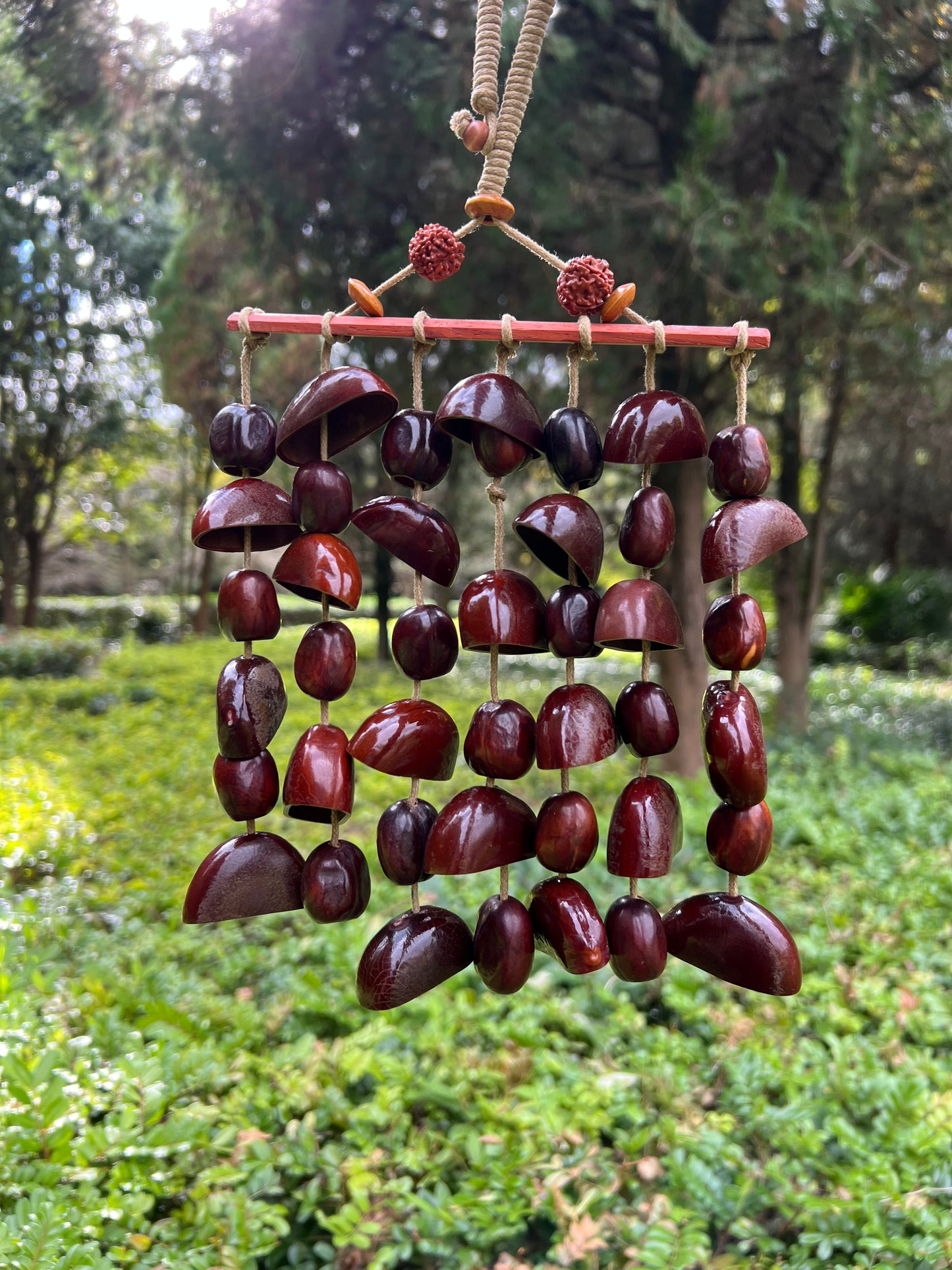 The "Forest Chime" – Natural Nut Shell Clacker & Gentle Noisemaker