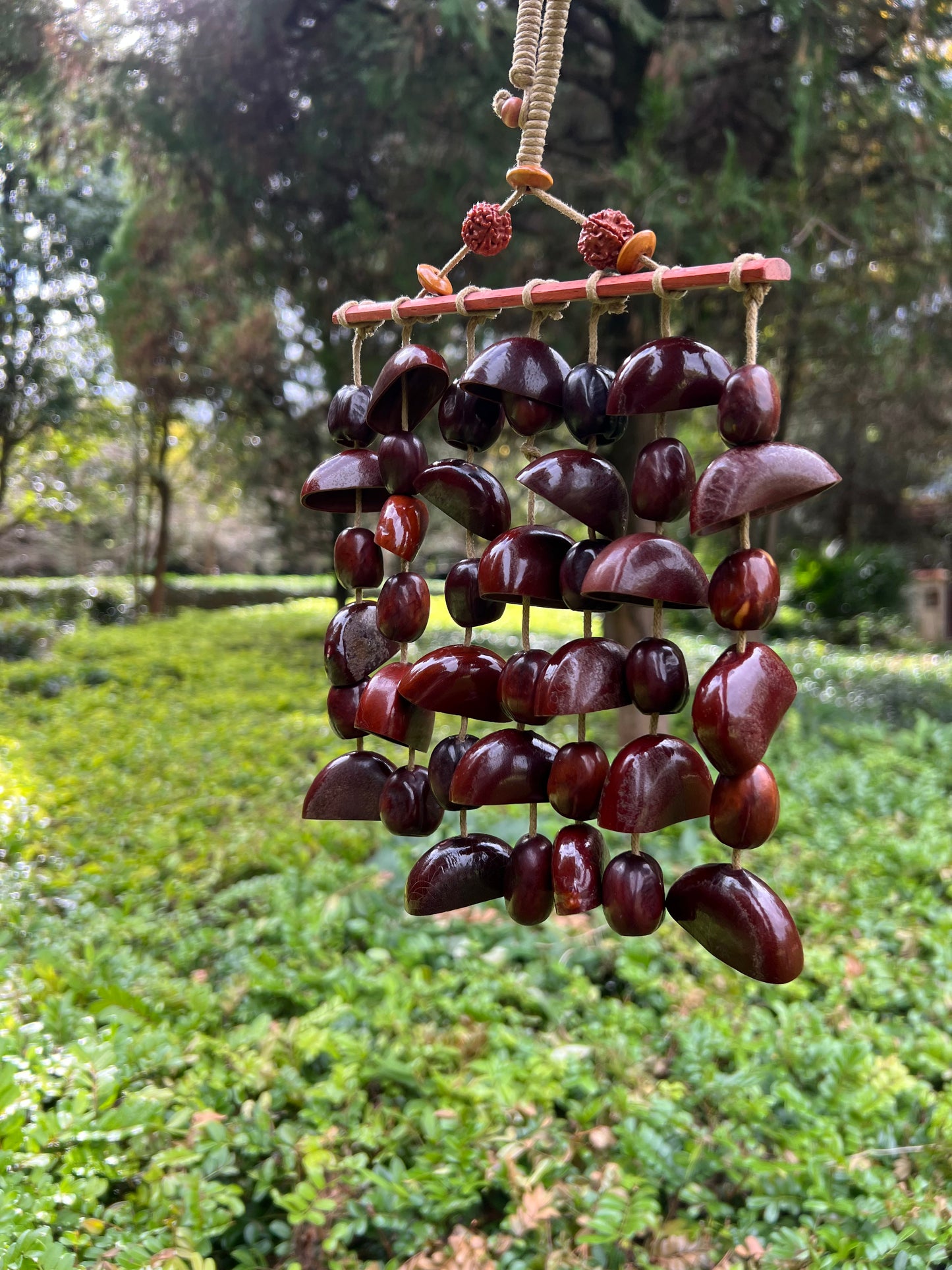 The "Forest Chime" – Natural Nut Shell Clacker & Gentle Noisemaker