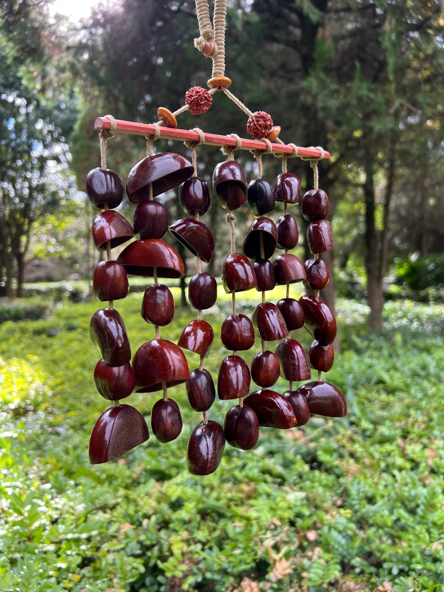 The "Forest Chime" – Natural Nut Shell Clacker & Gentle Noisemaker