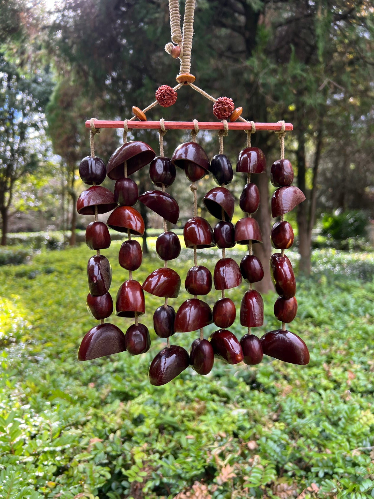 The "Forest Chime" – Natural Nut Shell Clacker & Gentle Noisemaker